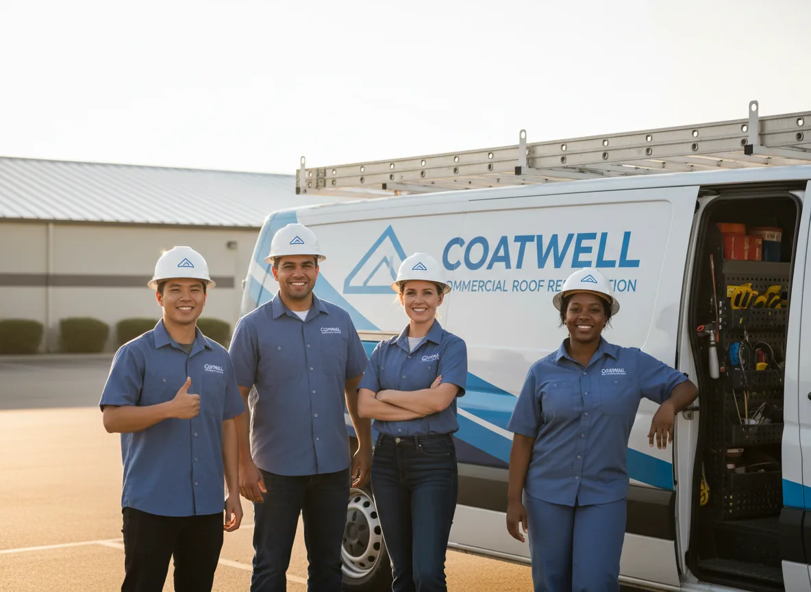 Commercial roof coating company in Parksley, VA